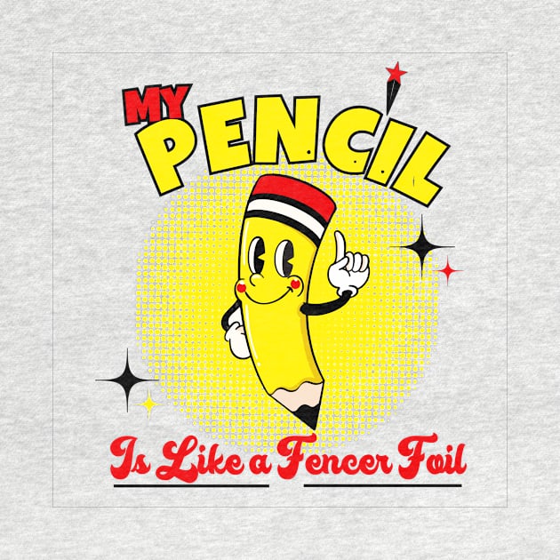 My pencil is like a fencil foil by maskot100